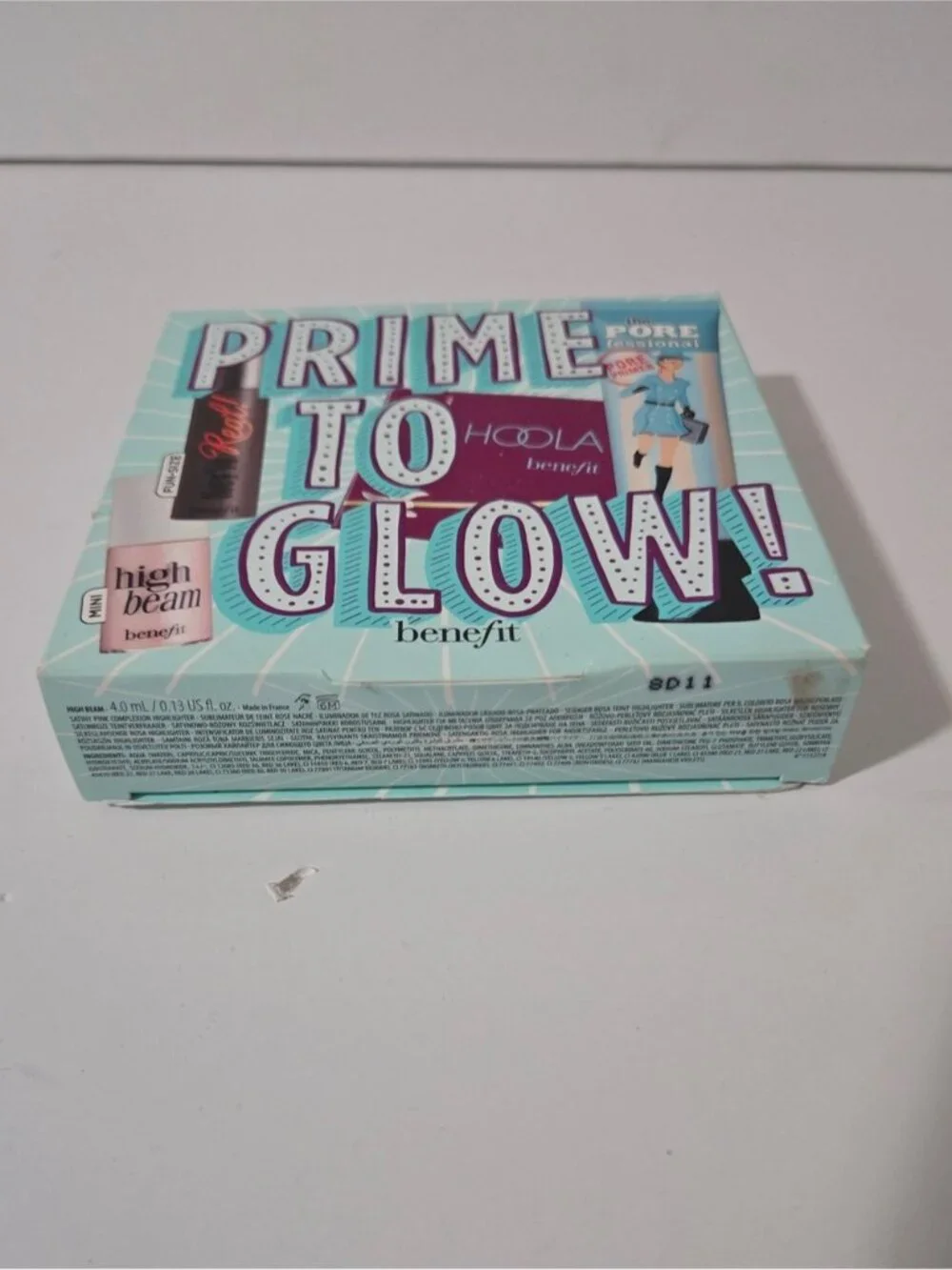 Benefit Prime to Glow Makeup Gift Set POREfessional Hoola High Beam They’re Real